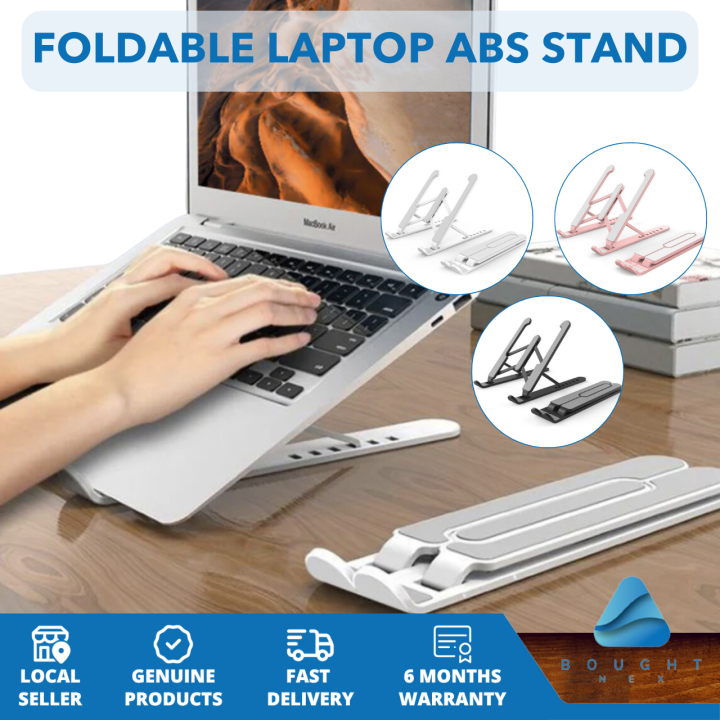 Foldable Laptop Abs Stand Portable Height Adjustable Non Slip Holder Universal Laptops Notebook