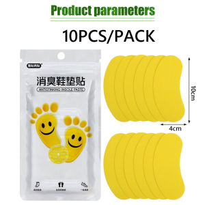 10-2OPCS Anti-Odor Shoes Patch Insole Sterilization Sticker Lemon Smell Deodorizing Antiperspirant Foot Care For High Heels And Basketball Shoes