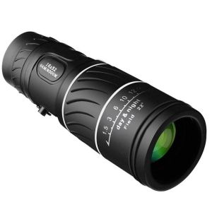 [Local Delivery ] 16x52 HD 1000m Low Light Level Night Vision Black High-Definition High-Power Portable Monocular Telescope