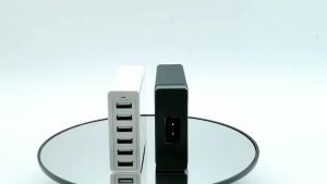 Bekcona. Trạm sạc đa năng 50W 6 cổng USB đế sạc nhanh sạc nhanh cho điện thoại di động và máy tính bảng