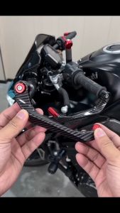 Motorcycle Carbon Brake Lever Guard Full Alloy Stainless Universal Protectors SET 2PCS