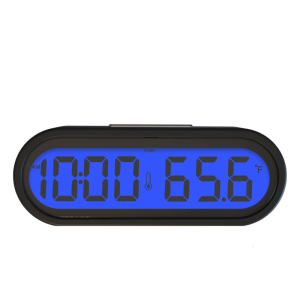 Multifunctional Clock Dashboard Mounted Backlight Clock with Time Date Temperature Display Mini Electronic Auto Clocks
