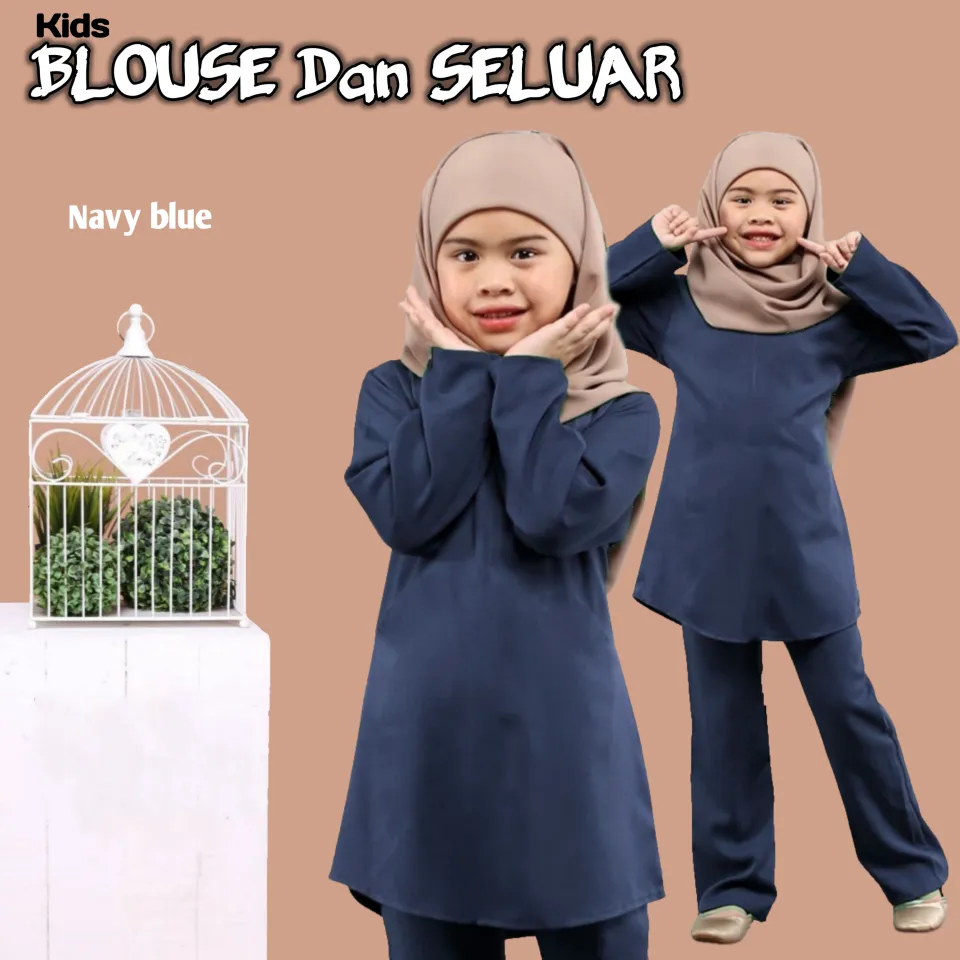 Muslimah Suit Blouse Dan Seluar Hotselling