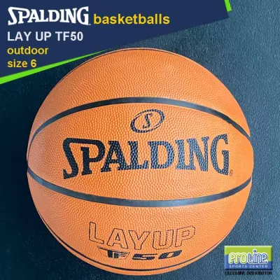 SPALDING Lay Up TF50 Original Outdoor Basketball Size 7 Size 6Size 5 & Size 4