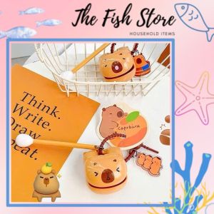 Móc Khóa Gõ Mõ Tịnh Tâm Capybara Hài Hước Hottrend 2024