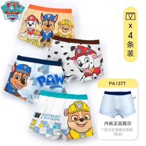 4PCS Original Paw Patrol Childrens Underpants Boys Cotton Panties Antibacterial underwear Kids Baby Boxer Briefs Gift 2-8Y2026