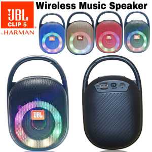 ERRLY CLIP 5 +RGB Speaker Bluetooth Portable LED CLIP5 Speker Wireless TWS 2 in 1