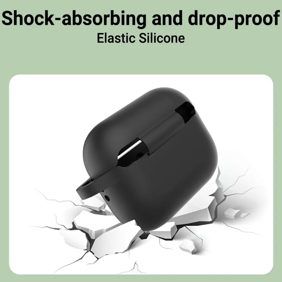 Tri-Town Compatible for Airpods Pro Soft Silicone Case