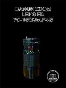CANON ZOOM LENS FD 70-150MM.F4.5 FD MOUNT