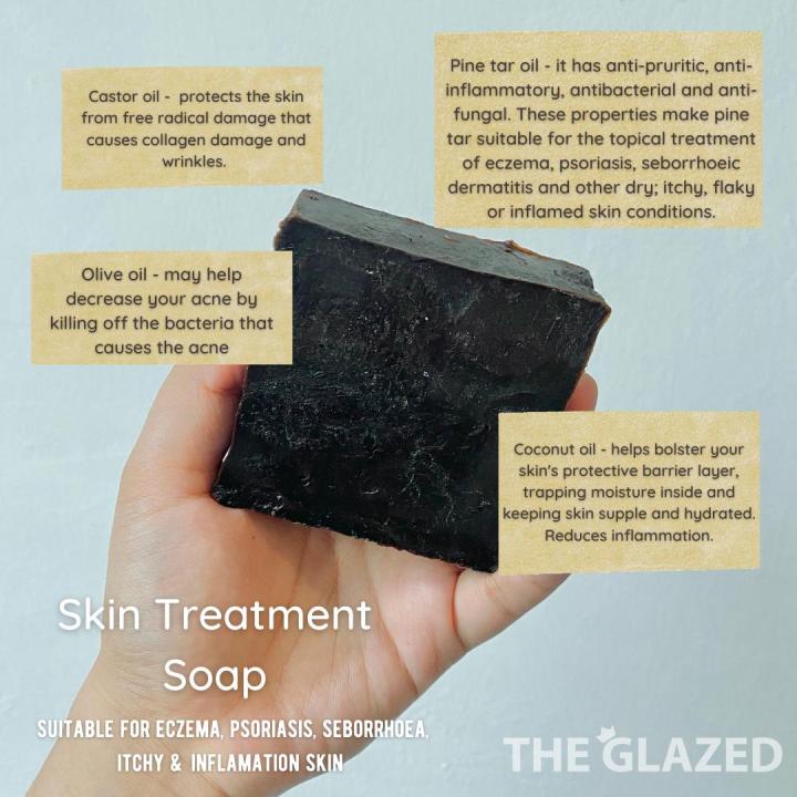 PINE TAR [TREATMENT FACE & BODY SOAP FOR ECZEMA, PSORIASIS, SEBORRHOEA