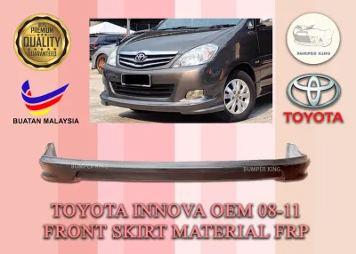 TOYOTA INNOVA OEM 08-11 FRONT SKIRT 2008 2009 2010 2011 MATERIAL FRP WITHOUT PAINT