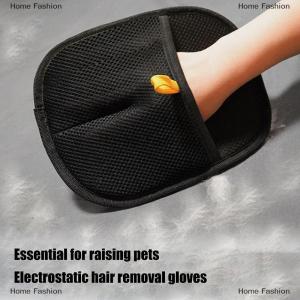 [COD] Home Fashion Pet Electrostatic Hair Removal Gloves Double-sided Pet Grooming Gloves Double-sided Bidirectional Brush Sticky Hair Artifact