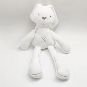 Cute Long Ear Bunny Plush Doll Cartoon Stuffed Animals Rabbit Bear Soft Baby Accompany Sleeping Pillow Girl Soothing Toys Gift