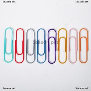[COD] Season pet 10ชิ้น ล็อต100มม. คลิปหนีบกระดาษขนาดใหญ่อุปกรณ์สำนักงานคลิปที่คั่นหนังสือโลหะ