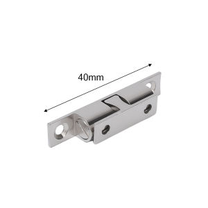 40/50/60mm Pure Copper Double Spring Steel Ball Catch Latch for Furniture Cupboard Cabinet Door Adjustable Closet Tension Latch