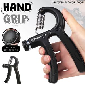 HTD Sport Handgrip Adjustable Hand Grip 5-60 kg Alat bantu fitness Otot lengan Tangan Portable