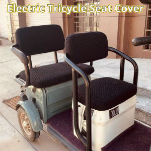 Electric Tricycle Seat Cover Cushion Pad Universal Thickened Breathable Matibay Sulit Senior Rider Four Season 4pcs