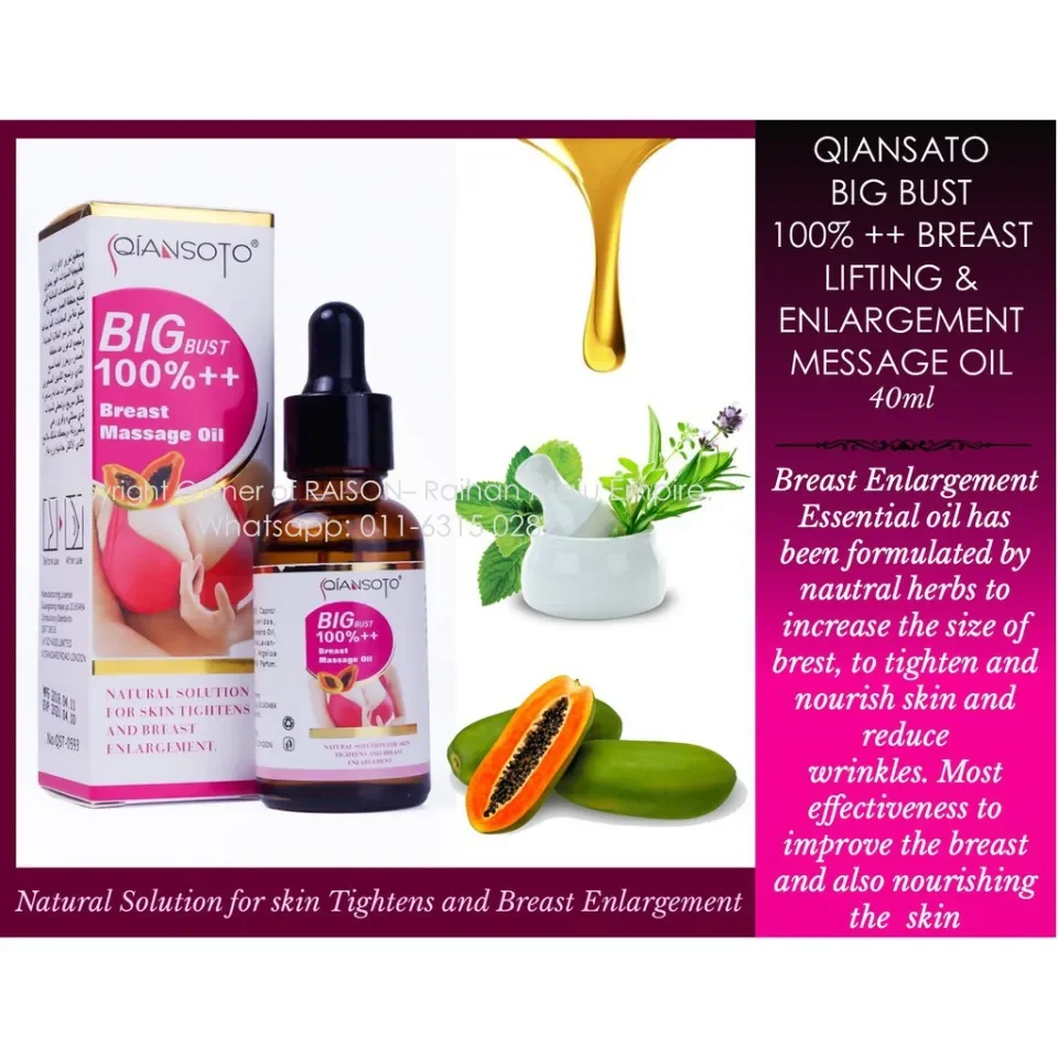 Big Bust Massage Breast Enlargement Essential Oil for Breast Growth Big  Boobs Firming Massage Oil Beauty Products for Women Enhancement_CutieA |  Lazada