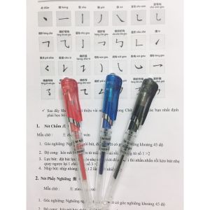 Ngòi bút GeL M &G 0.7M ĐỎ ĐEN XANH luyện viết chữ- BL33