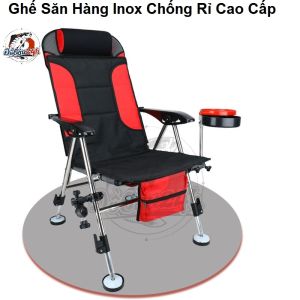 Ghế Câu Đài Săn Hàng Chất Liệu Inox Cao Cấp Kèm Phụ Kiện - Đồ Câu 24h