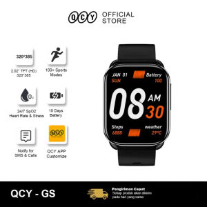 Zentronix Group QCY GS Bluetooth Call Smartwatch 2.02 Full Touch Screen Fitness Tracker for 100 Sport Moment Health Monitor Smartwatch