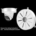 Solid CCTV Camera Fixture, Universal Plastic Waterproof Junction Box Mount for Dome Surveillances Security Camera. 