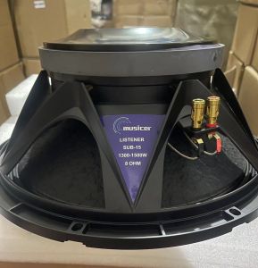 MUSICER Listener SUB-15 1300-1500W 15 Inch Professional Sub Bass Speaker(Aluminum Basin Stand)
