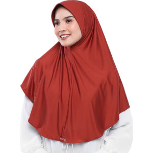 Elzatta Hijab Kerudung Jilbab Bergo Instan Polos Bahan Spandek Zaria Citra