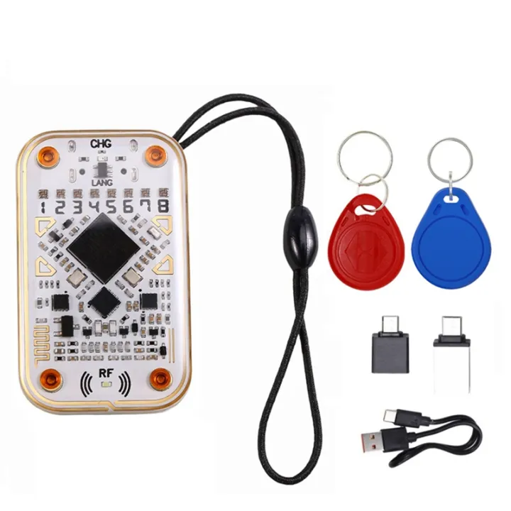 Chameleon Ultra RFID Smart Chip Reader+UID/8268 Keychain Smart Card ...