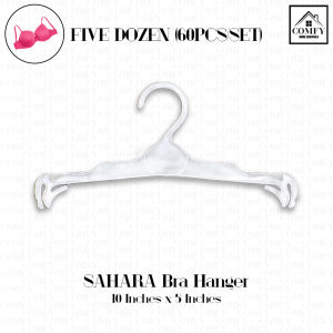 [WHOLESALE] Five Dozen (Pack of 60) Transparent 10\" Bra/Panty Hanger SAHARA Underwear Hanger (COD)
