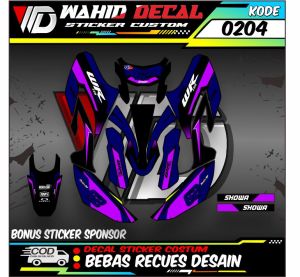 0204 Decal sticker setiker stiker Motor WR PREMIUM FULL BODY free reques design bisa request DESAIN motif grafis terkeren dan terlaris