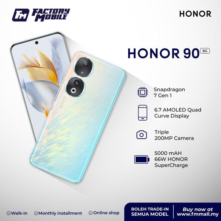 NEW] HONOR 90 5G Smartphone 19(12+7)GB+256/512GB 200MP Super
