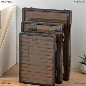 [COD] WEICHENG 1PC tài liệu tổ chức hộp hộ gia đình giấy chứng nhận tập tin A4 hộp thông tin quan trọng đăng ký cuốn sách bụi bằng chứng lưu trữ trường hợp