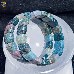 Premium Grade Natural Ocean Jasper Shou Pai Bracelet