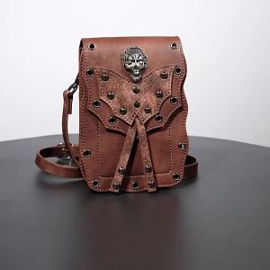 Túi xách nữ Túi đeo chéo nữ phong cách retro   Ví đựng tiền xu điện thoại độc đáo