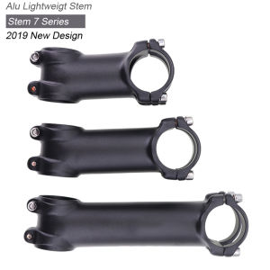 Bike stem ultralight 7 degree 17 MTB no logo nologo logoless black bicycle stem Alu 7050 31.8 60 70 80 90 100 mm 110 120 130