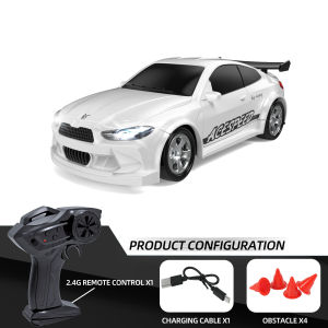 ใหม่1:64 MINI RC Drift Car รถดริฟต์ด้วยเครื่องบังคับวิทยุตั้งโต๊ะ4WD ขนาดเล็กรุ่น BMW ตัวควบคุมความเร็วคันเร่งสัดส่วน RTR 2.4G รถของเล่นรถแข่งบังคับรีโมทสำหรับเป็นของขวัญเด็ก