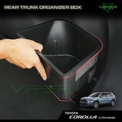 Toyota Corolla Cross Rear Trunk Organizer Box Storage Boot Tray Accessories