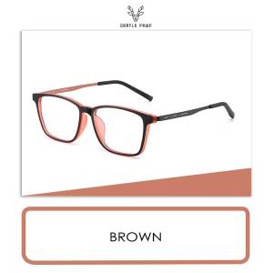 Gentle Fawn Kacamata Antiradiasi Blueray Tr90+Titanium Stye Kotak Keren Kekinian 9012