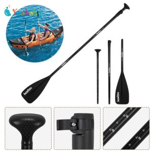 Double Head Detachable SUP Paddle 3-Piece Kayak Boat Paddle Aluminum Alloy Portable Stand Up Paddle for Water Sports