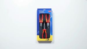 KNIPEX 002012 3pc VDE 1000V Insulated Electro Plier Set - German Quality Electrician Tool Kit
