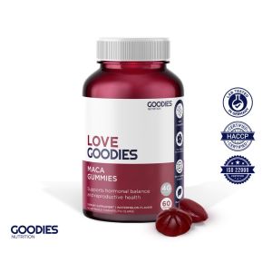 GOODIES NUTRITION Maca Gummies – Love Goodies – 1 bottle (60 Gummies) - Supports Womens Health