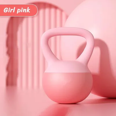【SG Dliver】Premium Workout KettleBell Soft Kettlebell Weights Gym Training Plastic Coating Kettlebell dumbbell weight lifting dumbbells Women Home Workout Equipment4/6/8/10kg