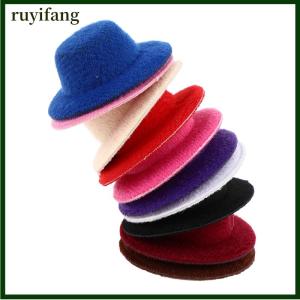 ruyifang 5Pcs 1:12 Dollhouse Miniature Hat Mini Dolls Hat Dolls House Accessories