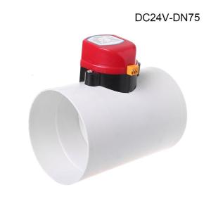 Motorized HVAC Damper HVAC Air Duct Damper Zone Dampers Actuator Electric Air Damper Internal Diameter 75/110/160mm