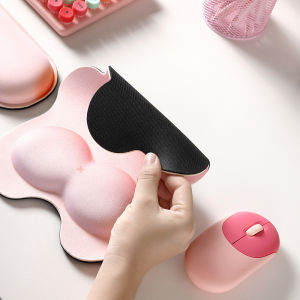 Girls cute mouse pads support antislip wrist mouse pads office fart pads wrist mouse pads