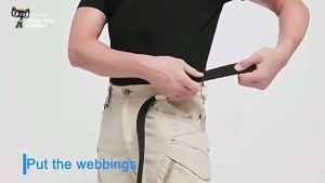 Military Tactical Belt Men Nylon Quick Release Automatic Buckle Belt Heavy Duty Work Waistband with Elastic Stretch for Outdoor Hiking Camping Training Casual Daily Use Durable