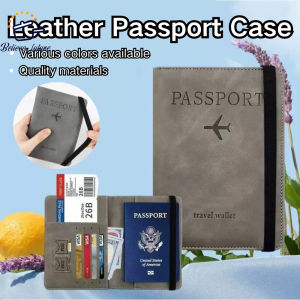 High Quality RFID  Protected Passport Holder Waterproof Travel Holder Leather Passport Passport wallet identify card holder: Store Passport ID and Credit Cards Securely