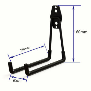 Heavy Duty Wall Mount Metal Hook Helmet Tools Bike Storage Hanger Large Hook For Garage Warehouse