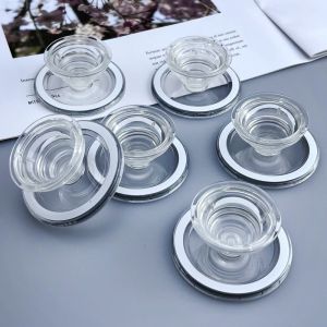 Magnet Griptok กริ๊บต๊อกแม่เหล็ก Magsafe แบบเปล่า สีใส ที่ติดโทรศัพท์มือถือแบบมีฐานแม่เหล็ก ฐานยาวรี ฐานยาว ฐานกลม